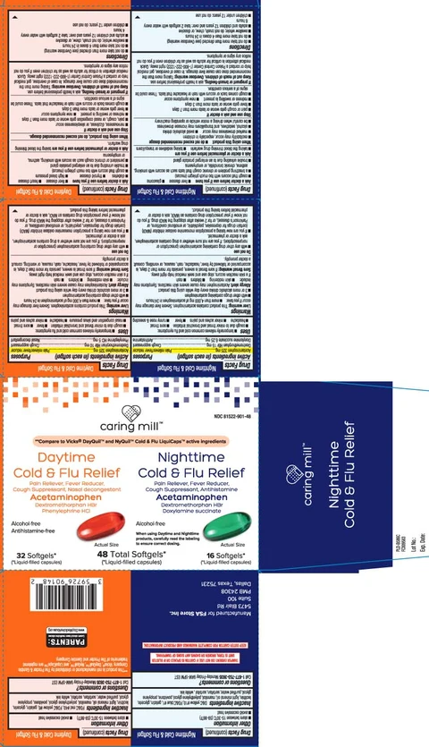 Daytime Nighttime Cold Flu Relief 포장