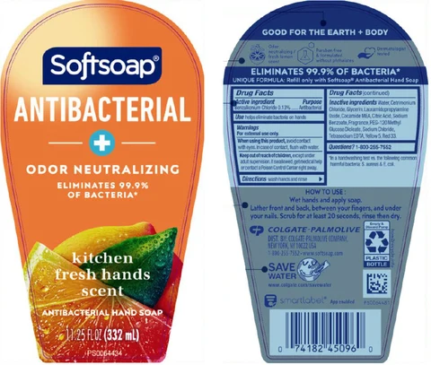 SoftSoap Antibacterial Kitchen Fresh Hands 포장