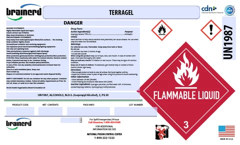 Terragel packaging