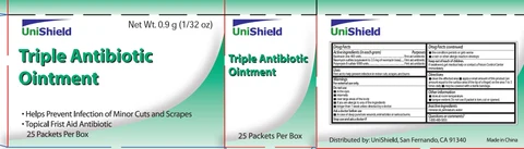 UniShield TRIPLE ANTIBIOTIC 포장