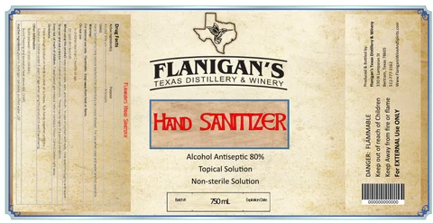 Hand Sanitizer packaging