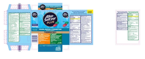 Alka-Seltzer Plus Maximum Strength Cough, Mucus and Congestion Day and Night 포장