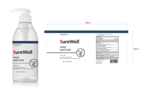 Sure Well Hand Sanitizer (Ethanol) 포장