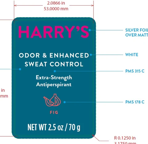 Harrys Extra Strength Antiperspirant Fig packaging