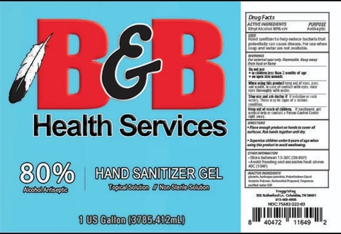 B B Hand Sanitizer Gel 포장