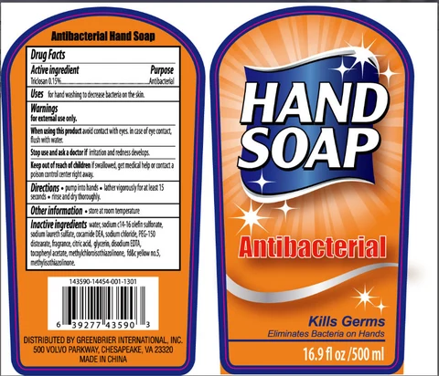 Antibacterial Hand 포장