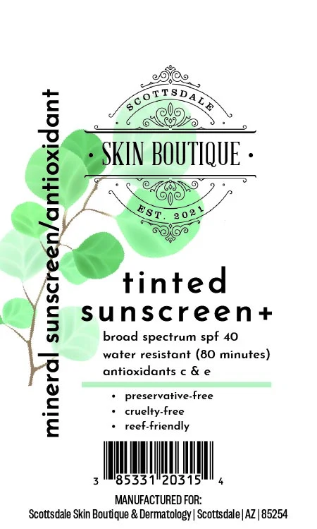 Tinted Sunscreen packaging