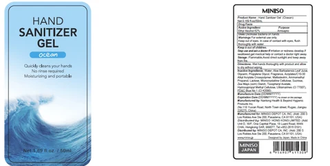 Hand Sanitizer packaging