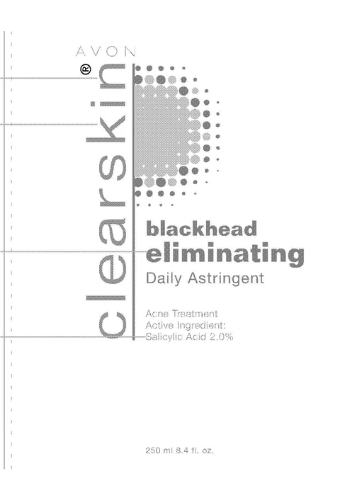 ClearskinBlackhead Eliminating Daily Astringent 포장