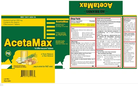 AcetaMax packaging