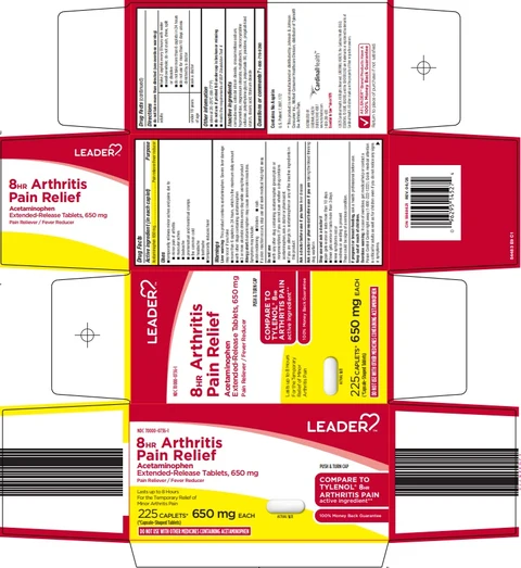 Leader 8HR Arthritis Pain Relief packaging