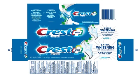Crest Complete plus Whitening 포장