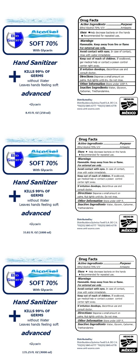 ALCOGEL SOFT 70% Hand Sanitizer 포장
