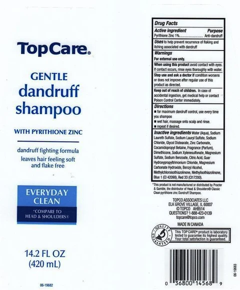 TOPCAREGENTLE DANDRUFF EVERYDAY CLEAN 포장