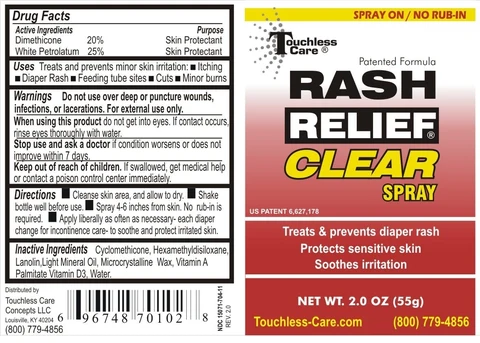 Rash Relief Clear 포장