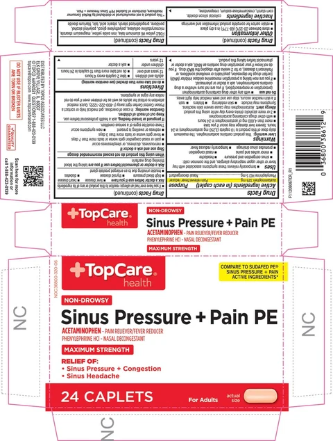 Sinus Pressure plus Pain PE 포장