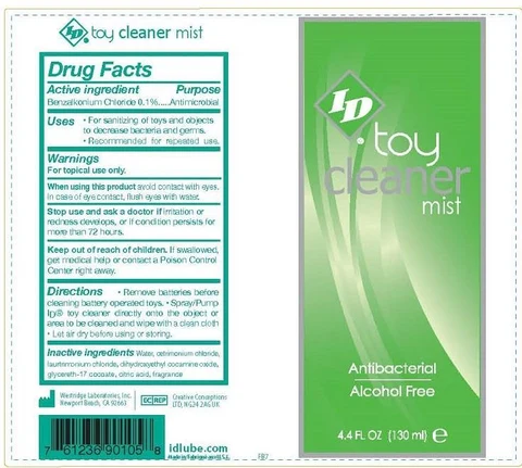 TOY CLEANER MISTANTIBACTERIAL 포장