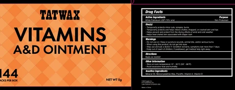 TATWAX VITAMINS AD 포장