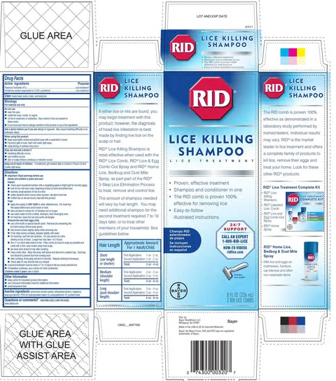 RID Lice Killing 포장