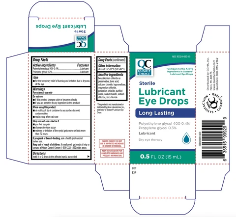 Quality Choice Lubricant Eye Drops Long Lasting 포장