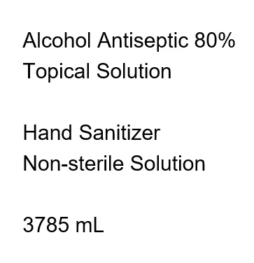 Liberty Pole Spirits Hand Sanitizer packaging