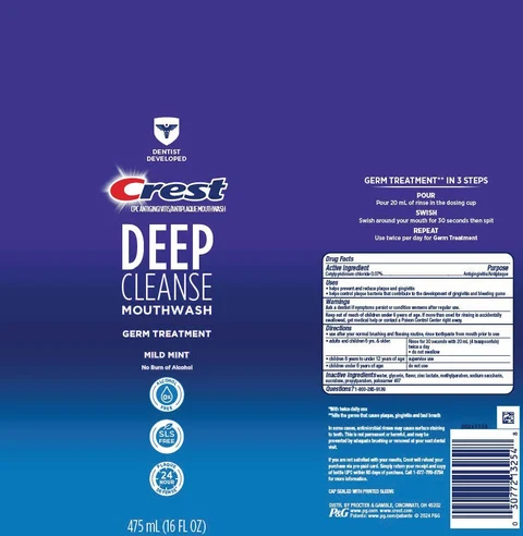 Crest Deep CleanseGerm Treatment 포장