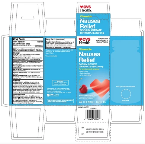 CVS HealthNausea Relief 포장