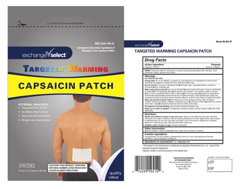 Targeted Warming Capsaicin Patch packaging