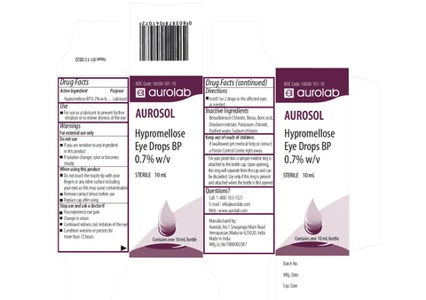 Hypromellose Eye Drops 0.7% 포장