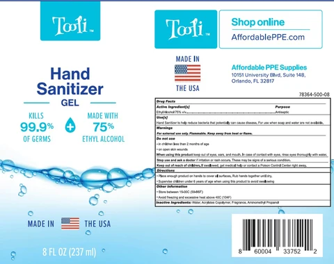 237 ml label