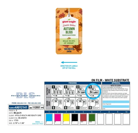 Autumn Bliss Hand Sanitizer 포장