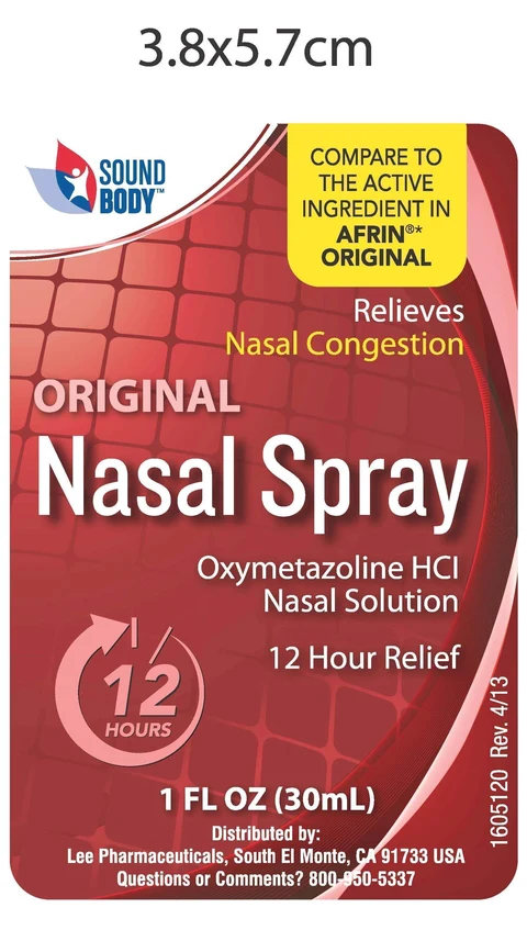 Sound Body 12 Hour NasalOriginal packaging