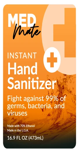 MED Mate Instant Hand Sanitizer packaging