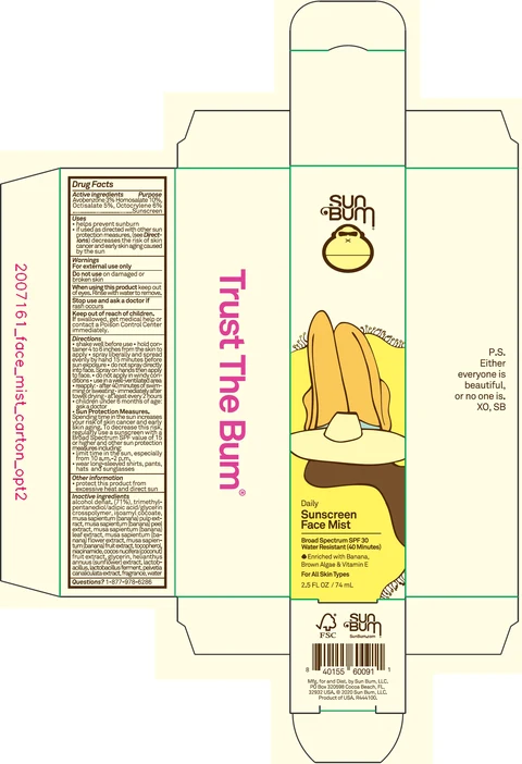 Sun Bum Daily Sunscreen Face Mist SPF30 포장