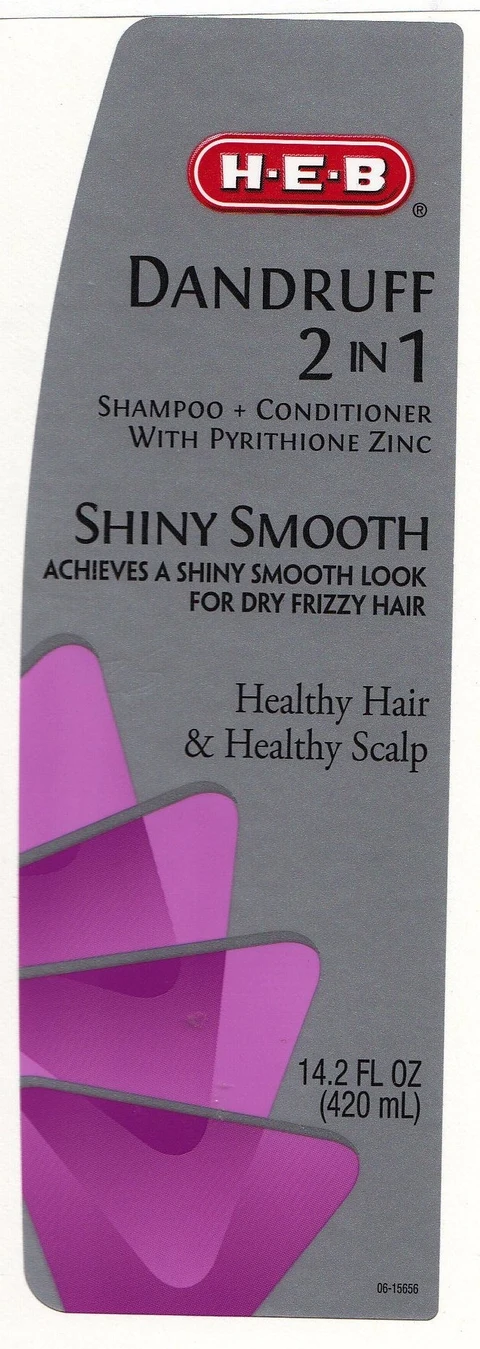 DANDRUFF 2 IN 1 SHAMPOO AND CONDITIONER SHINY SMOOTH 포장
