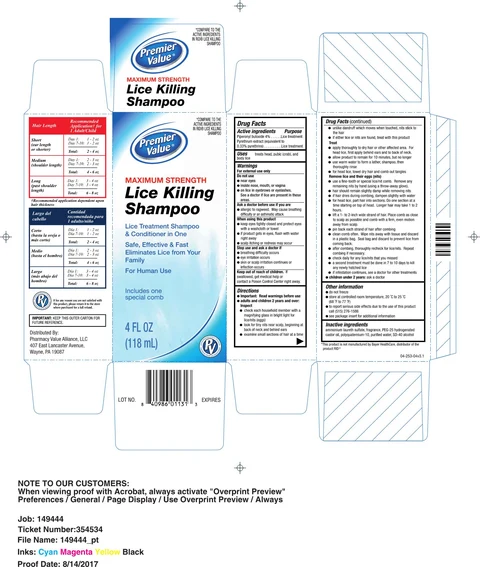 Lice Killing packaging