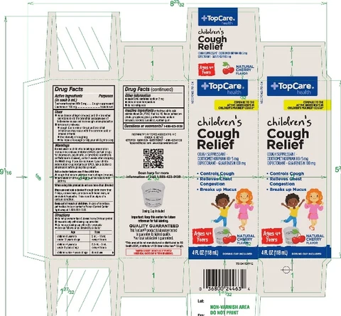 TOPCO Childrens Cough Relief 포장