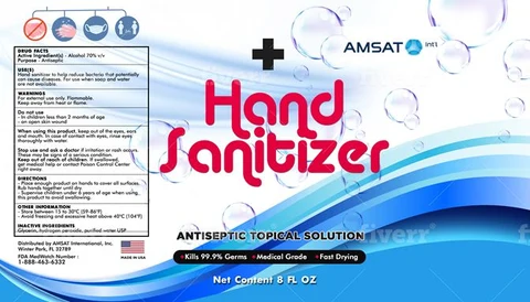 Hand Sanitizer 포장