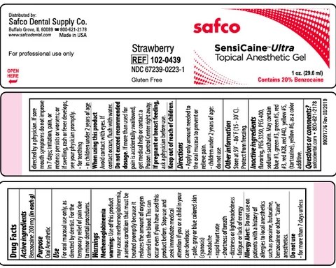 Safco Sensicaine Ultra Topical Anesthetic Gel 포장