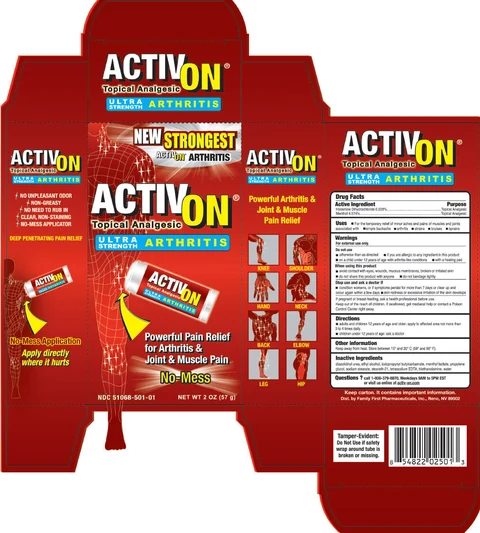 ActivOn Ultra Strength Arthritis 포장