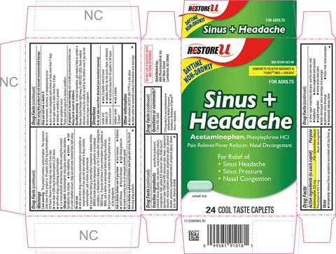 Sinus and Headache 포장