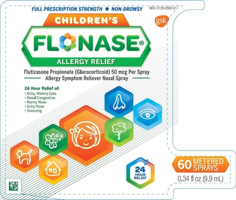 CHILDRENS FLONASEALLERGY RELIEF 포장