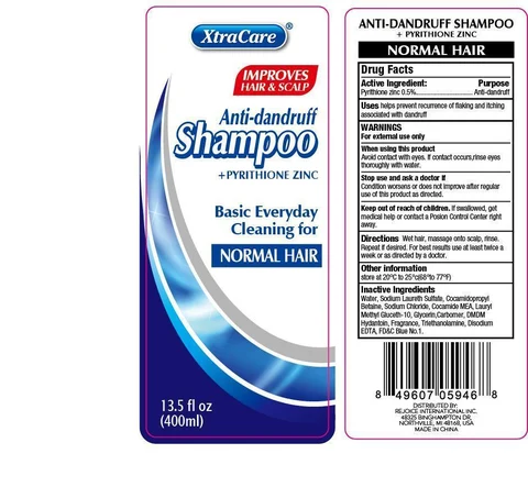 XtraCare Anti-Dandruff Hair Cleansefor normal hair packaging