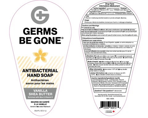 AntibacterialVanilla and Shea Butter 포장