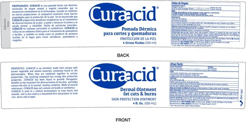 CURACID Dermal for cuts and burns packaging