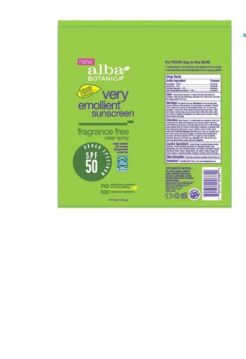 AL0038100 Alba VE Sunscreen Fragrance Free SPF50 포장