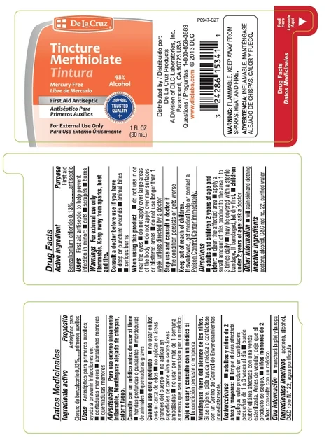Tincture Merthiolate packaging