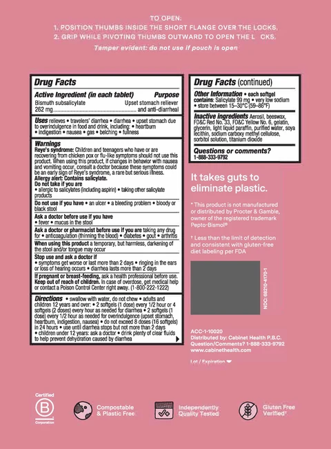 Stomach Relief Pouch Back