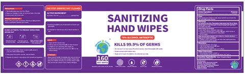 sanitizing wipes 포장