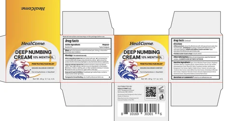 Deep Numbing Cream 포장